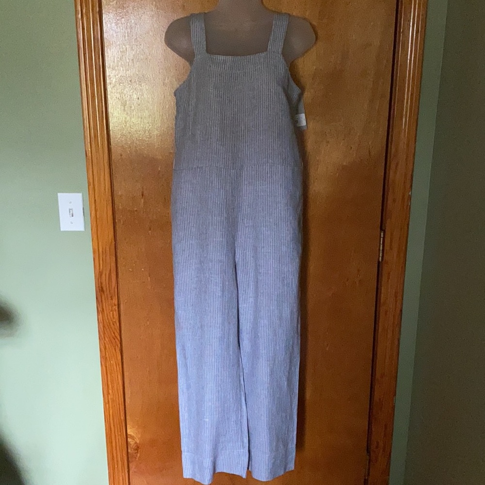Everlane Linen Square Neck Jumpsuit